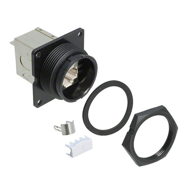 CONN MOD JACK 8P8C SHIELDED