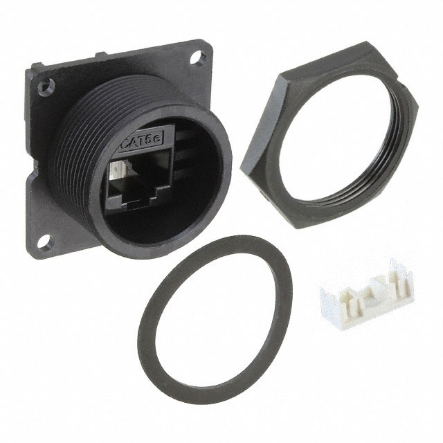 CONN MOD JACK 8P8C R/A UNSHLD