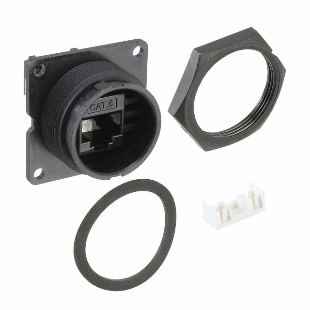 CONN MOD JACK 8P8C R/A UNSHLD