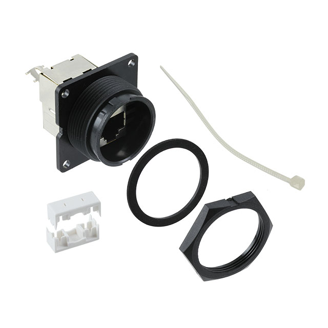 CONN MOD JACK 8P8C R/A SHIELDED