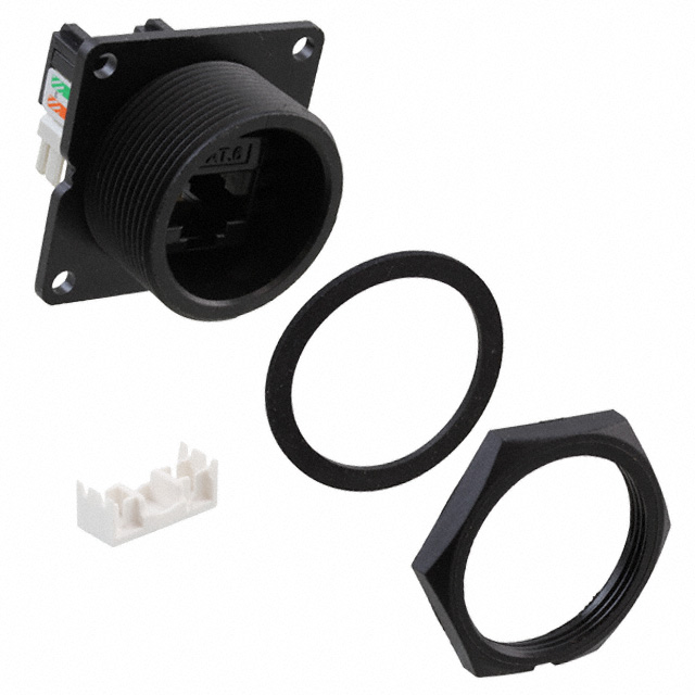 CONN MOD JACK 8P8C R/A UNSHLD