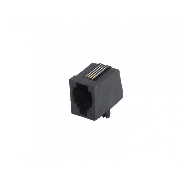 4P4C SOCKET RIGHT ANGLE NO FLANG