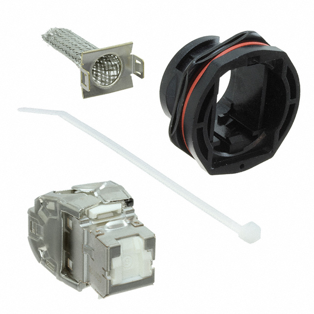 CONN MOD JACK 8P8C SHIELDED