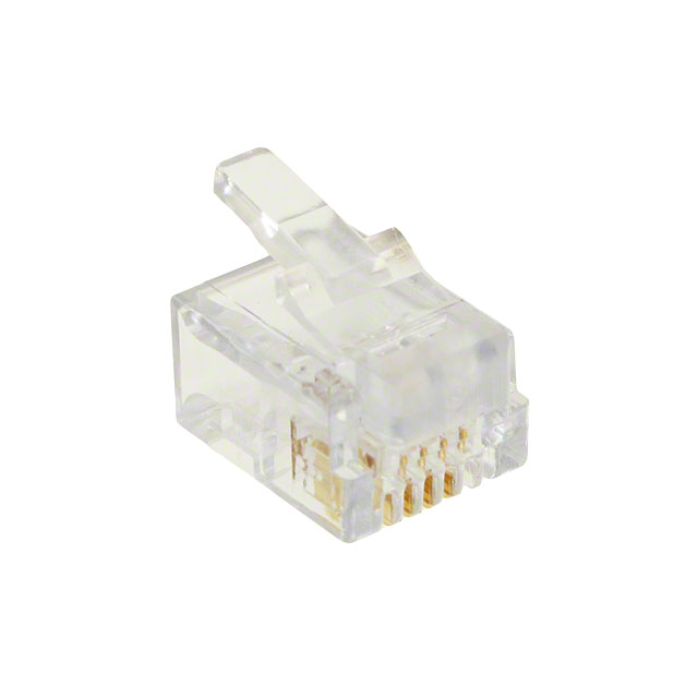 CONN MOD PLUG 6P4C UNSHIELDED
