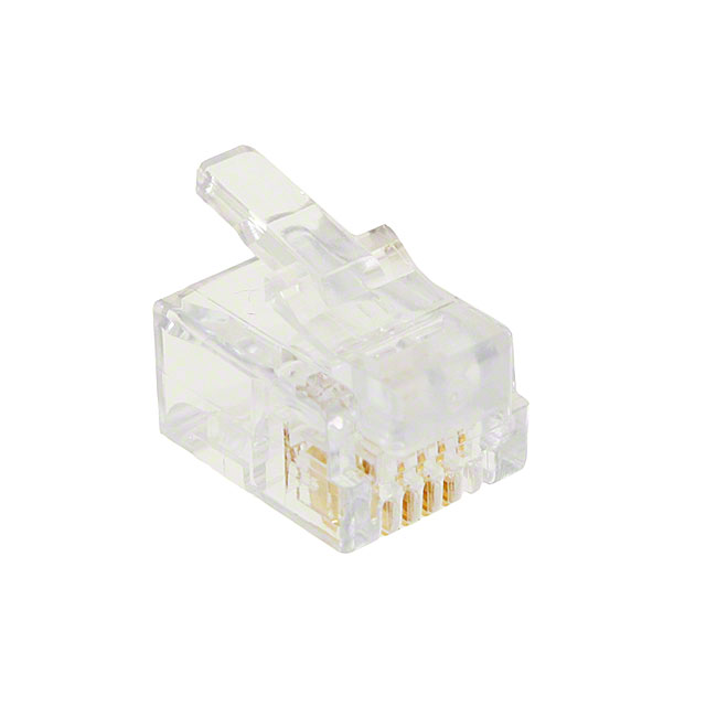CONN MOD PLUG 6P4C UNSHIELDED