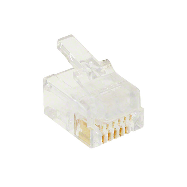 CONN MOD PLUG 6P6C UNSHIELDED