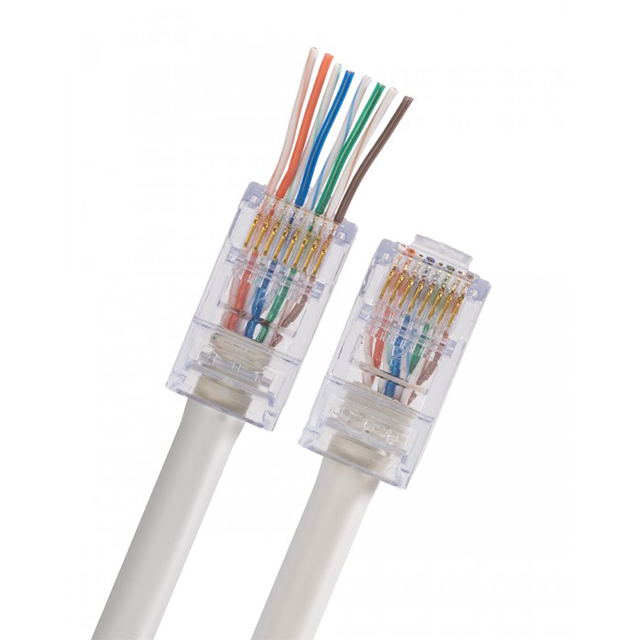 CAT 5/6 CONNECTOR, MALE, 50 PACK