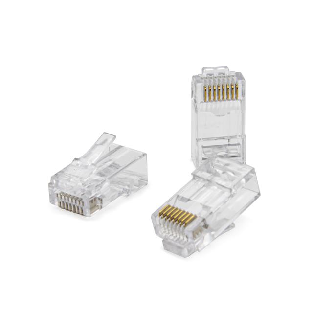 CAT 5/6 CONNECTOR, MALE, 50 PACK