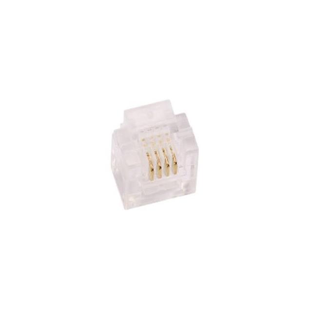 6P4C UNSHLD PLG RND CBL 1=10PCS