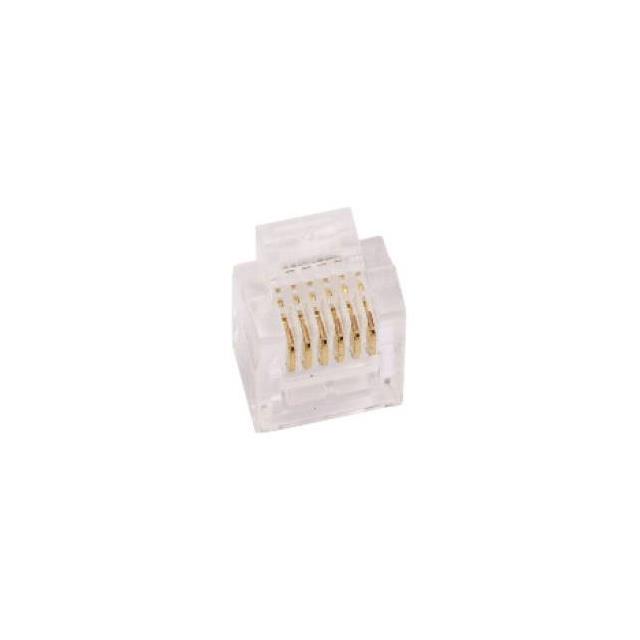6P6C UNSHLD PLG RND CBL 1=10PCS