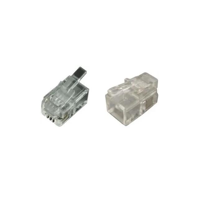 4P4C UNSHLD PLG FLAT CBL 1=10PCS