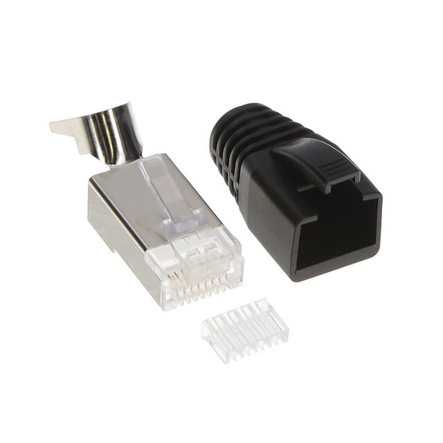 8P8C CAT6A SHIELDED PLUG KIT, 8.