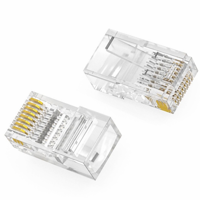 CONN MOD PLUG 8P8C UNSHIELDED