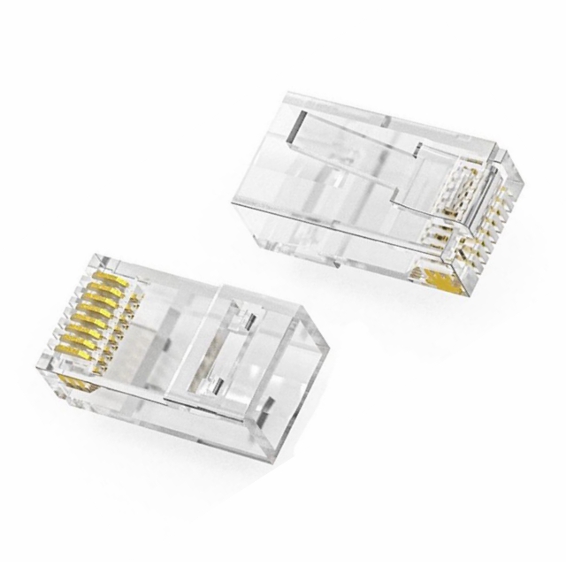 CONN MOD PLUG 8P8C UNSHIELDED