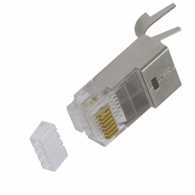 CONN MOD PLUG 8P8C SHIELDED