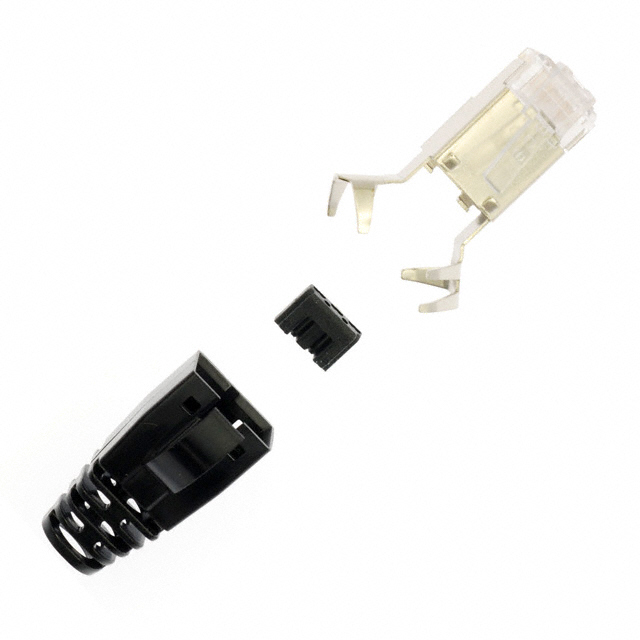 CONN MOD PLUG 8P8C SHIELDED