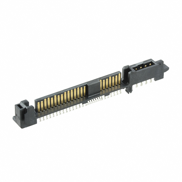 CONN SAS PLUG 29POS SLD R/A SMD