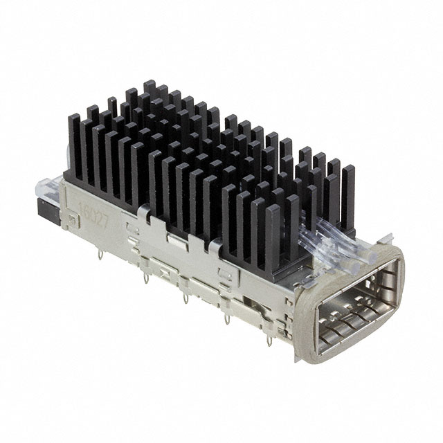 CONN QSFP28 CAGE W/HSINK R/A