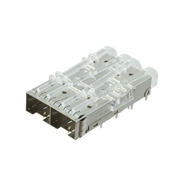 CONN SFP+ CAGE 1X2 PRESS-FIT R/A