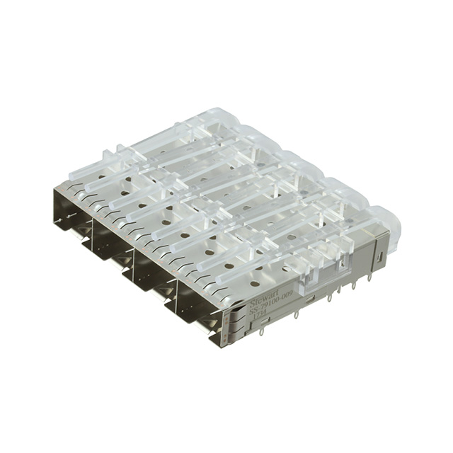 CONN SFP+ CAGE 1X4 PRESS-FIT R/A