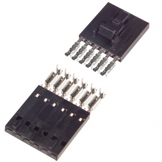 CONN RCPT 6POS IDC 22-26AWG GOLD