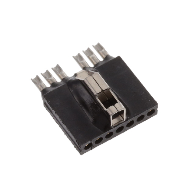 CONNECTOR 6POS PIN MALE W/LATCH