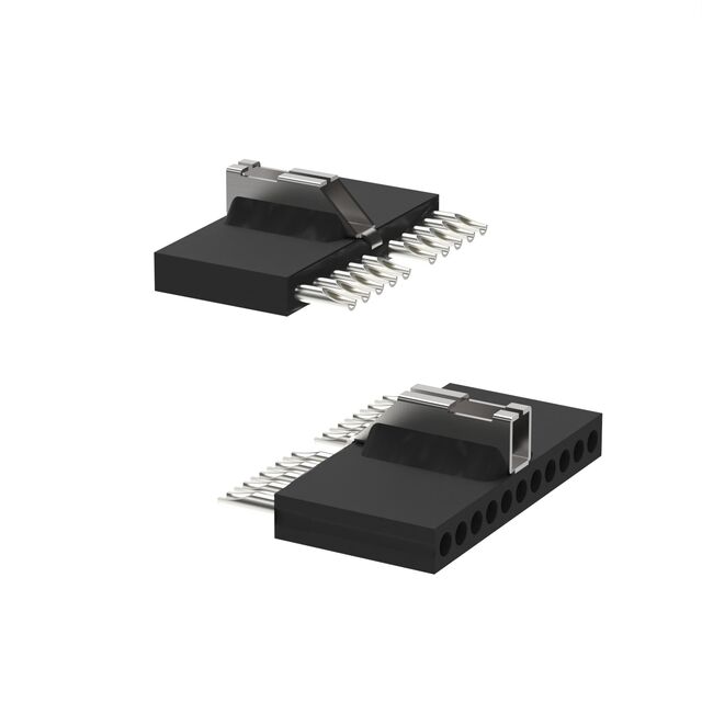 CONNECTOR 10POS PIN MALE W/LATCH