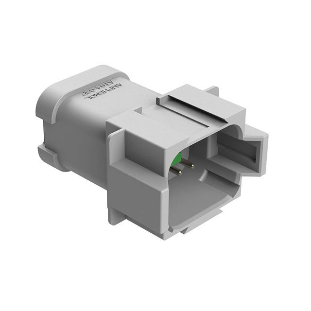 CONN RCPT 8POS CRIMP NICKEL