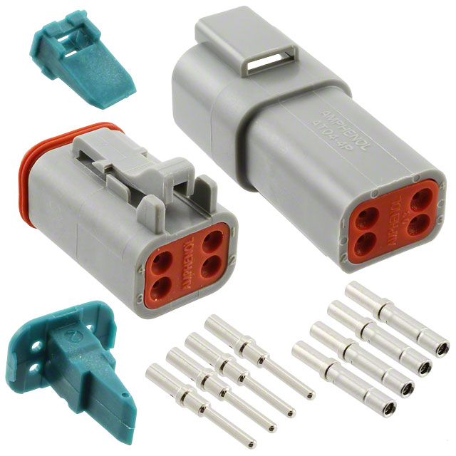 CONN PLUG&RCPT 4P CRIMP 16-18AWG