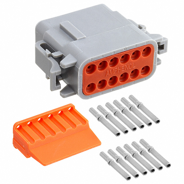CONN PLUG 12POS CRIMP 16-22AWG