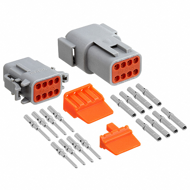 CONN PLUG&RCPT 8P CRIMP 16-22AWG