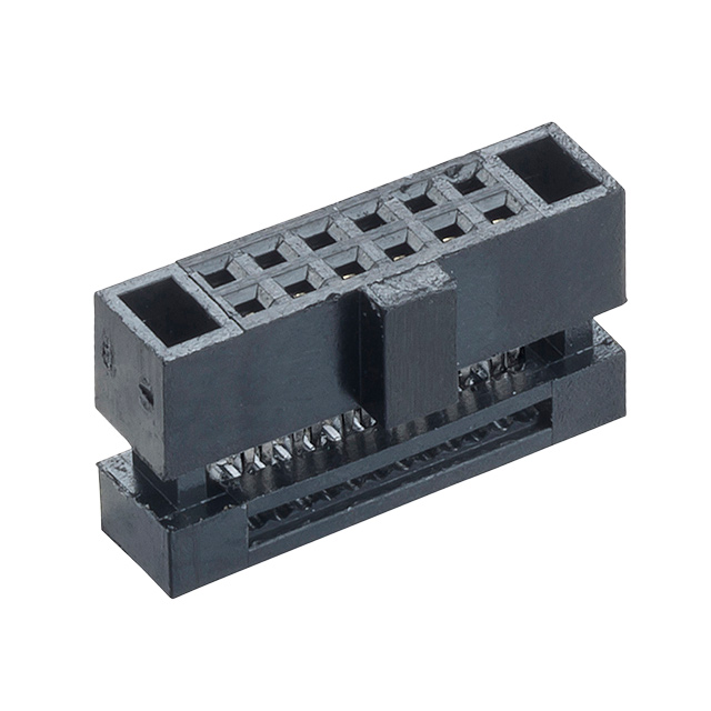 CONN RCPT 12POS IDC 30AWG GOLD