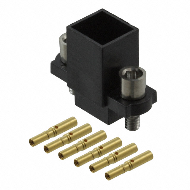 CONN RCPT 6POS CRIMP 22AWG GOLD