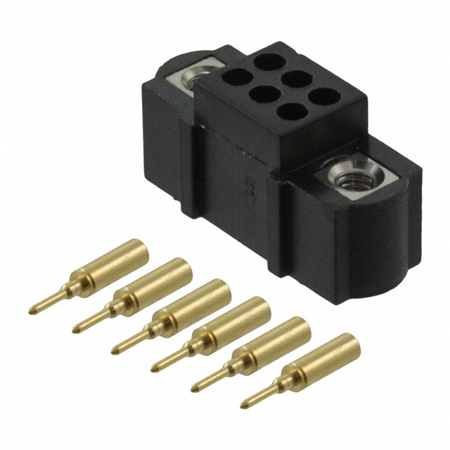CONN HEADER 6POS CRIMP 24-28AWG
