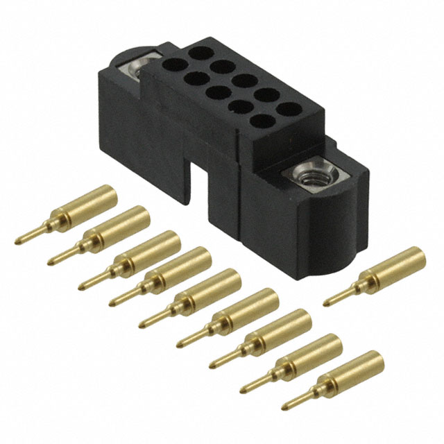 CONN HEADER 10POS CRIMP 24-28AWG