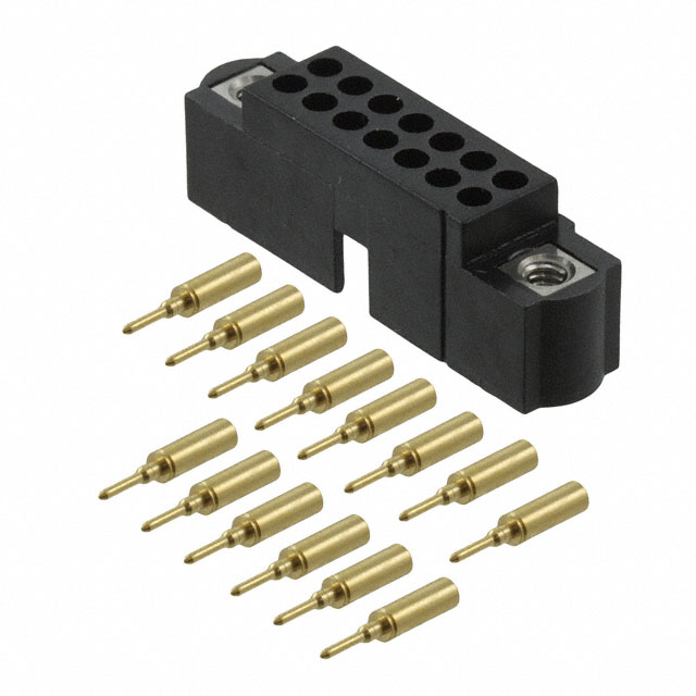 CONN HEADER 14POS CRIMP 24-28AWG