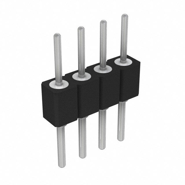 CONN HEADER VERT 4POS 2.54MM