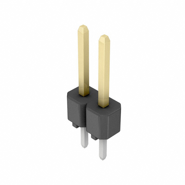 CONN HEADER VERT 2POS 2.54MM