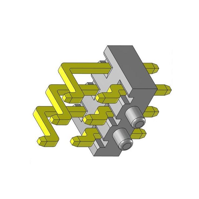 PIN HEADER, BOARD-TO-BOARD, 2.00