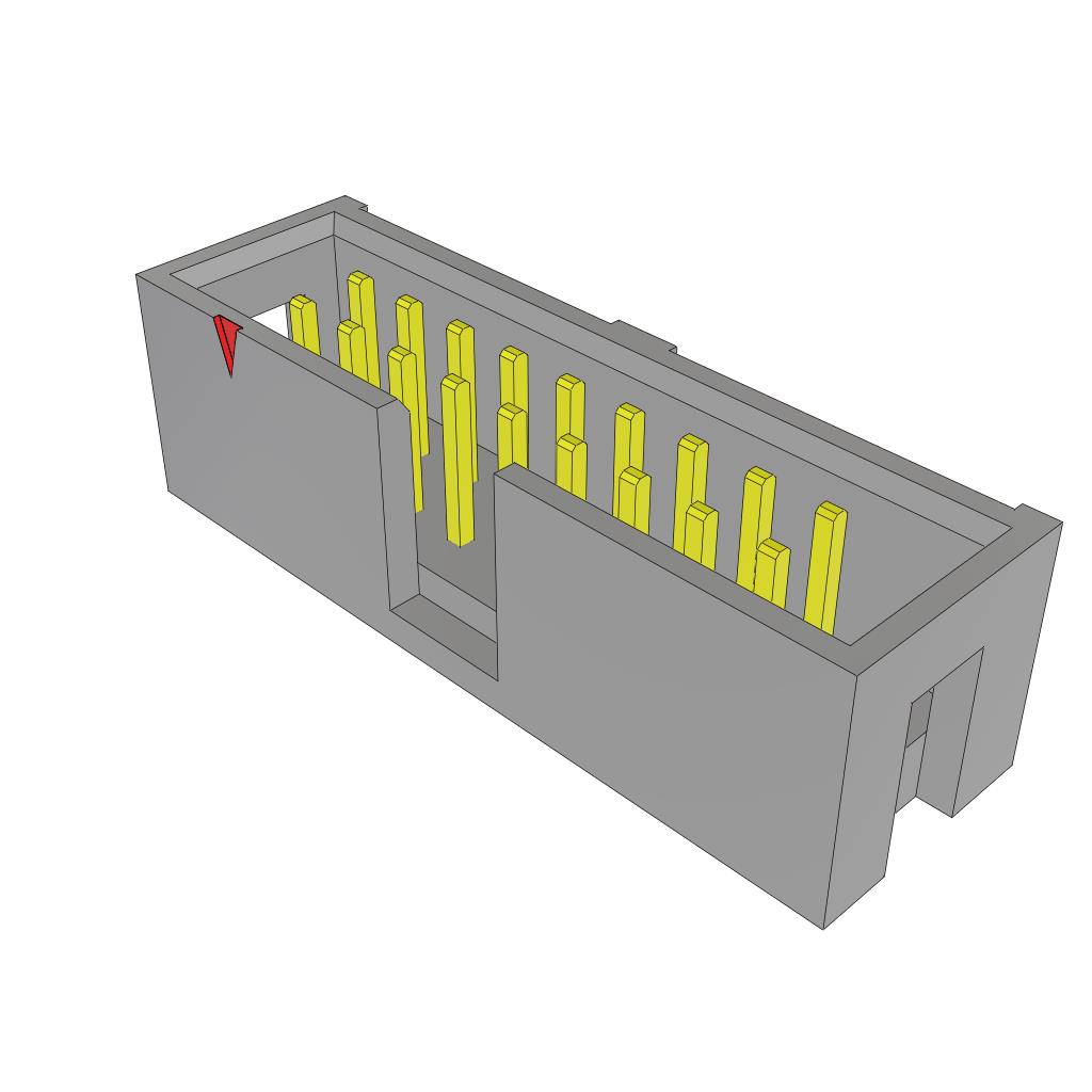 CONN HEADER VERT 18POS 2.54MM