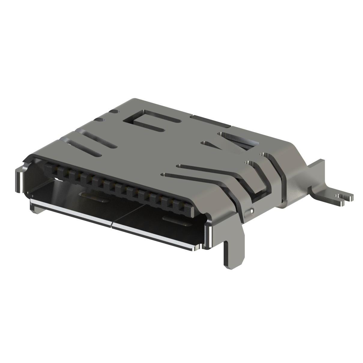 CONN RCPT 12P 0.05 GOLD SMD R/A