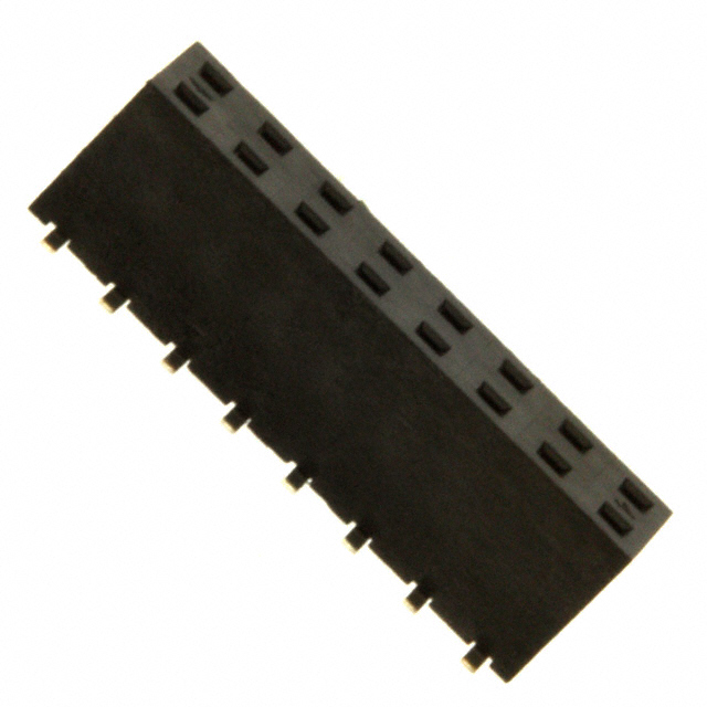 CONN RCPT 16POS 0.079 GOLD SMD