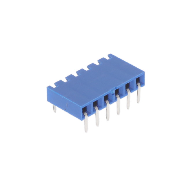 CONN RCPT 6POS 0.1 GOLD PCB R/A