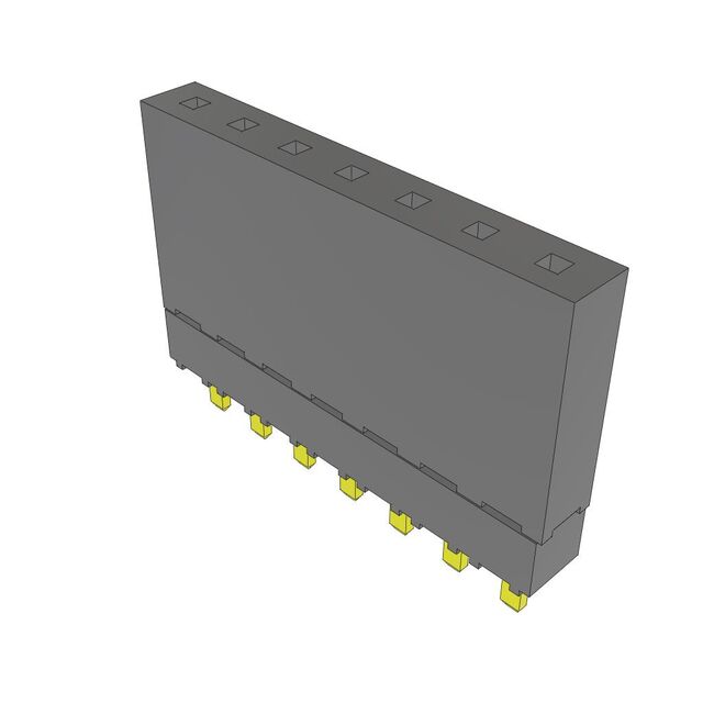CONN SOCKET 7POS 0.1 GOLD PCB