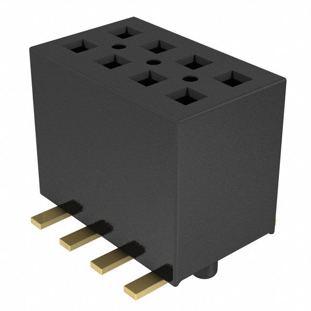 CONN RCPT 8POS 0.05 GOLD SMD