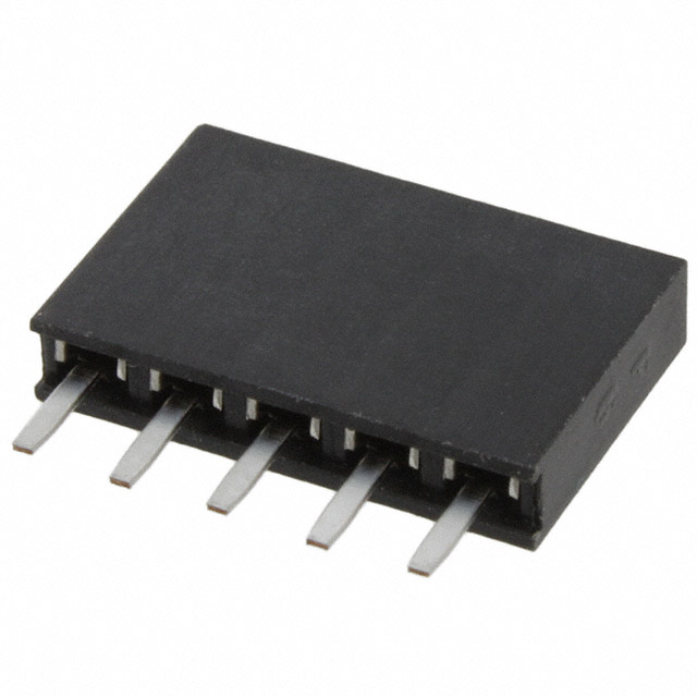 CONN RCPT 5POS 0.1 GOLD PCB