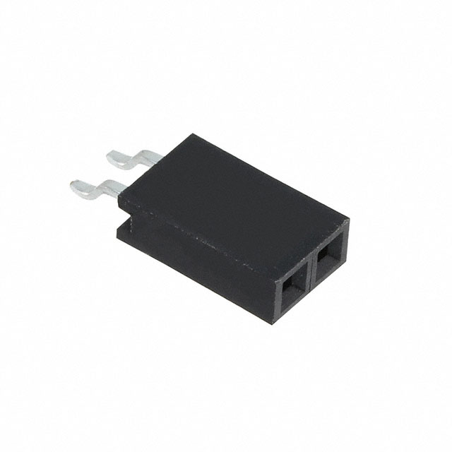 CONN RCPT 2POS 0.1 GOLD SMD R/A