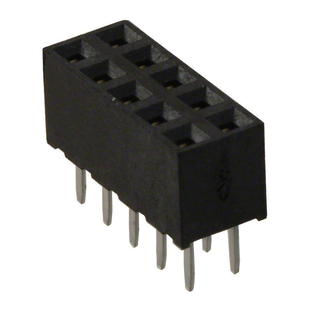 CONN RCPT 10POS 0.079 GOLD PCB