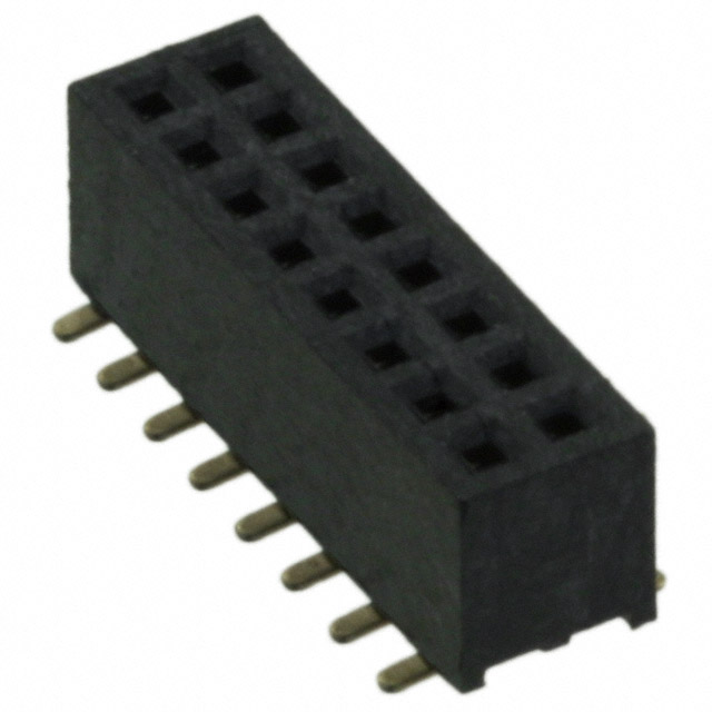 CONN RCPT 16POS 0.05 GOLD SMD