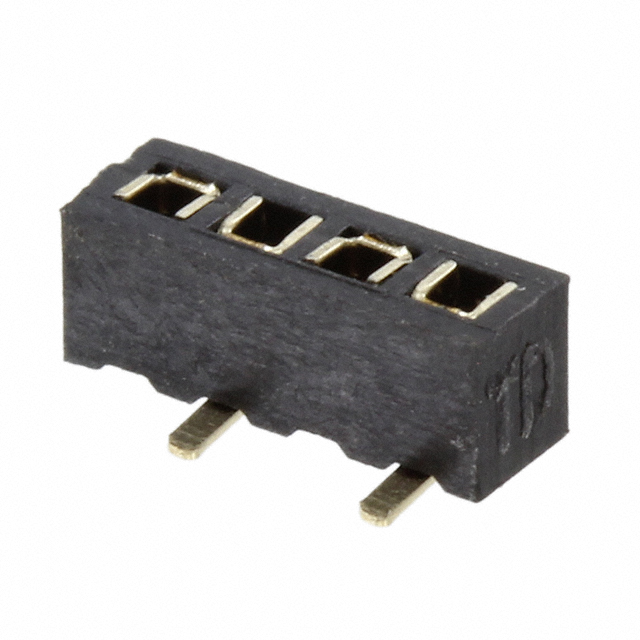 CONN RCPT 4POS 0.05 GOLD SMD